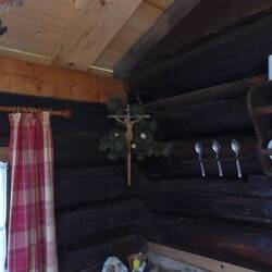 Inside the cowgirl's house