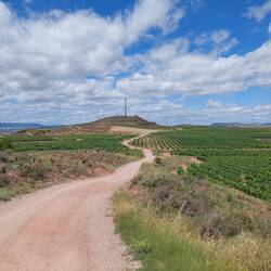 Poyo del Roldan vor Nájera.