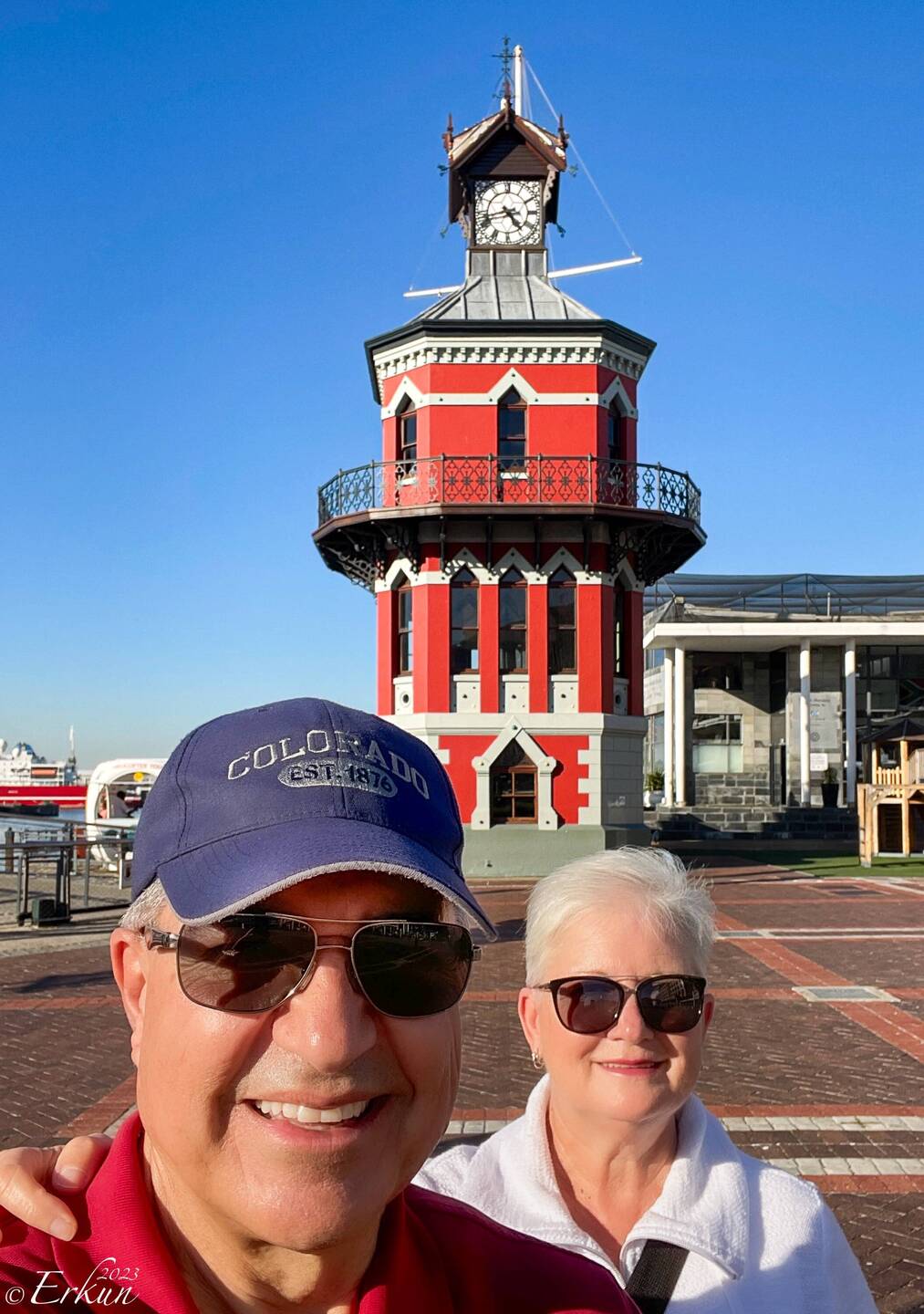 The Victorian Gothic-style clock tower is an icon of the old harbor ... V&A Waterfront — Cape Town