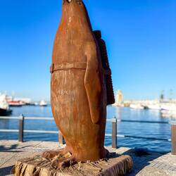 V&A Waterfront — Water Wars by William Sweetlove — Cape Town, SA.