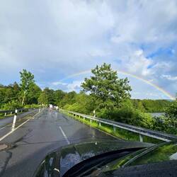 Regen znd Sonne geben wunderschöne Fotos Marcello macht das genial👏