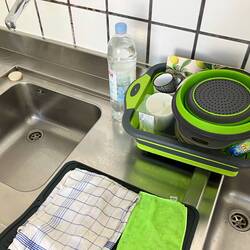 Zume stränge Campertag ghört au Abwäsche/Abtröchne🥵