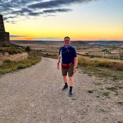 Me at the top of the hill.
