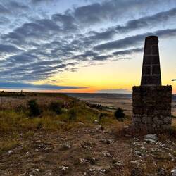 Atop the hill awaiting sunrise