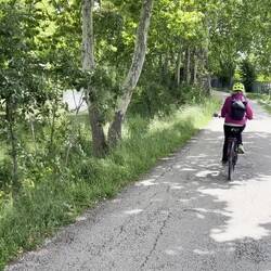 Mit dem Rad am Canal du MIDI