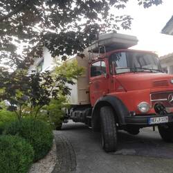 Ein Reisemobil in Hessen