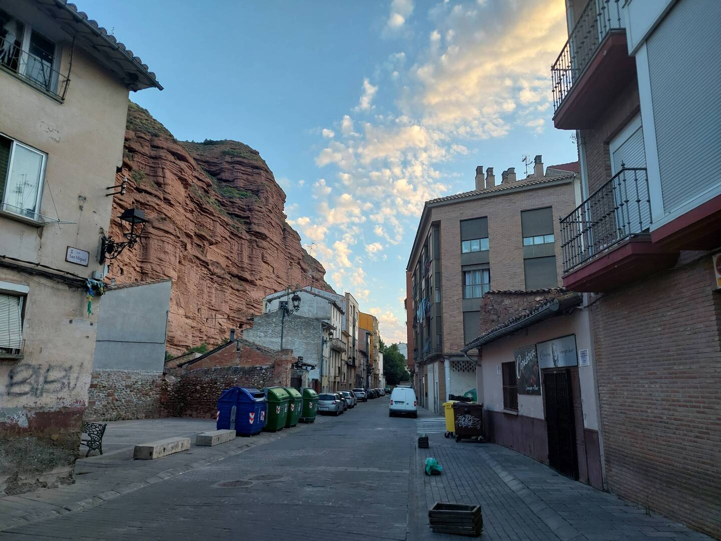 Früher Morgen in Nájera.