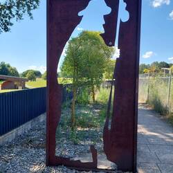 Pilgerdenkmal bei Cirueña.