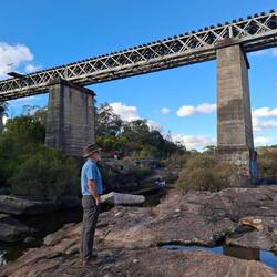 The heritage listed Red Bridge, Stanthorpe