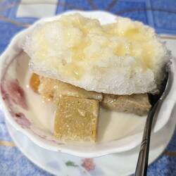 Traditional dessert, a mix of random things in milk 😅