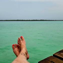 Relaxen im Ecoparque Bacalar