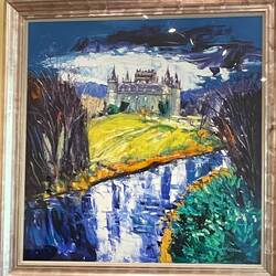 A painting of Inveraray Castle.