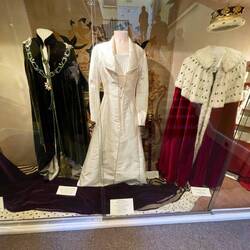 Wedding dress made by David Oldfield.