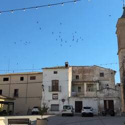 Live it when the church bells ring and the swallows are chirping overhead. Adds to the ambiance.