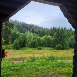 Der Regen holt mich ein, da gönne ich mir gern ein Stündchen Pause.