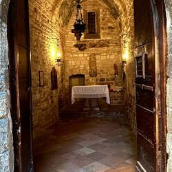 Along that commute: this tiny chapel. I think this is around the place St. Francis was born.