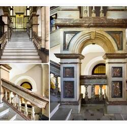 The main marble staircase ... City Hall — Cape Town, SA.