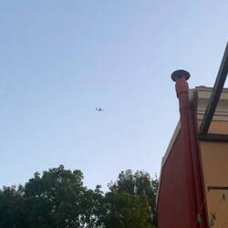 The plane mum thought was a boat- later on of course