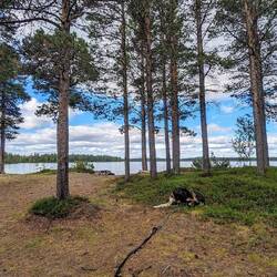 Unser Platz an einem See