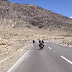 Jakob im Tiefflug Richtung Nubra Valley