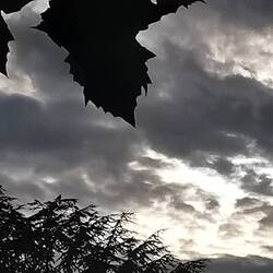 Auf dem Foto ist die Stimmung düsterer als in echt