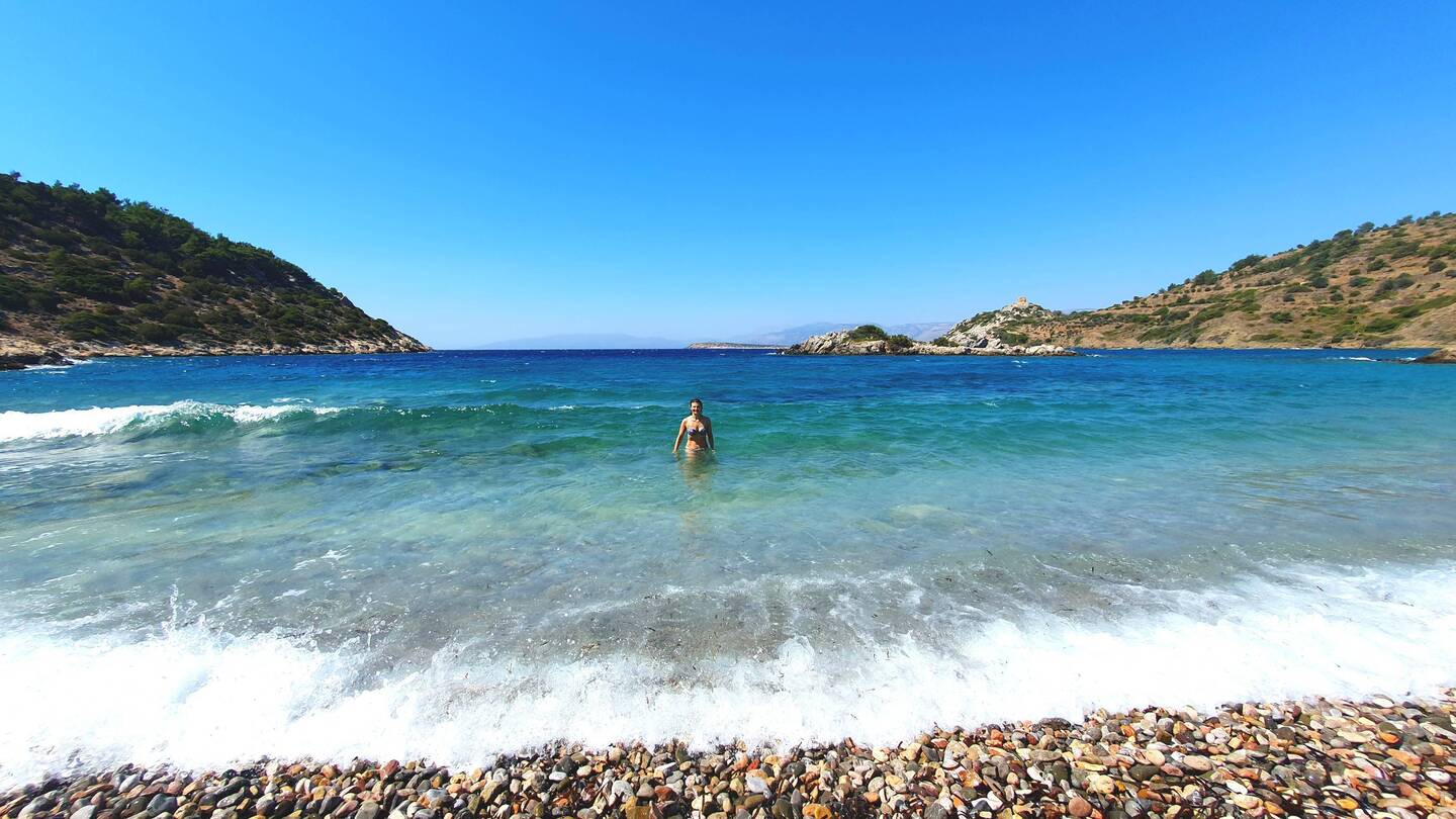 Zu erreichen nur über einen abenteuerlichen Weg, der Anblick entschädigt aber für alles🏝️