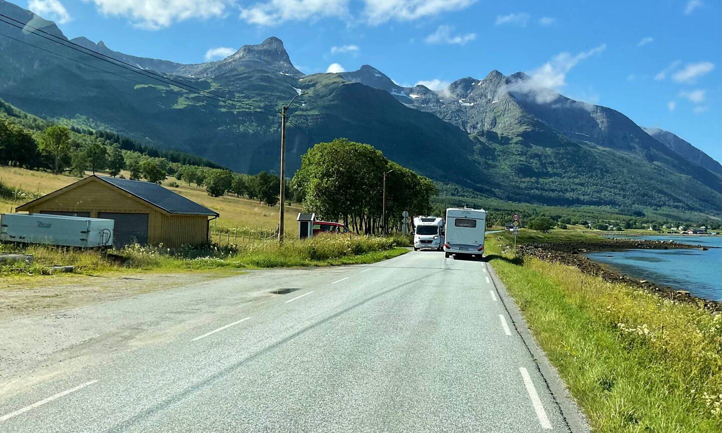 Abfaht im Sonnenschein
