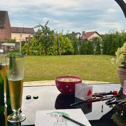 Malstunde mit Roksaną