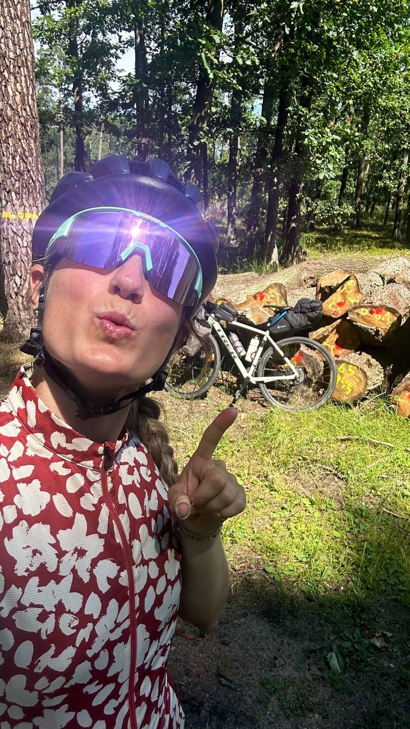 Wahrscheinlich letztes Polen-Wald-Selfie