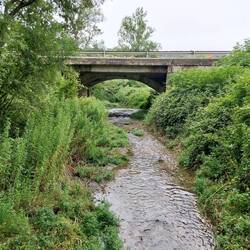 Brücke mach Villafranca Montes de Oca.