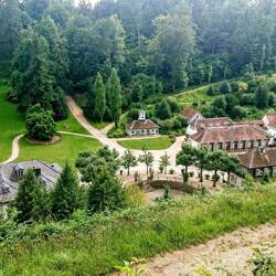 The view from above the summer residence