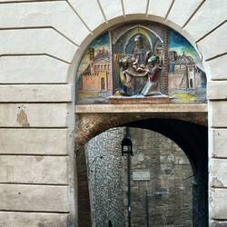 Anyone over about 5'4" needs to duck to go through this arch.