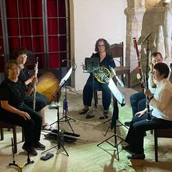 Today's concert was in the Foro Romano. Very cool.