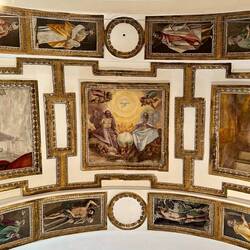 Ceiling at Padre Evangelista, one of our concert venues
