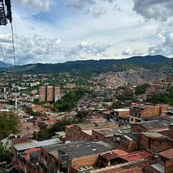 Ausblick über Medellín
