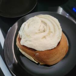 That roll is on a dinner plate!