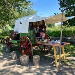 Chuckwagon = cowboy camp kitchen