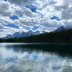 Lake Herbert on Icefields Parkway