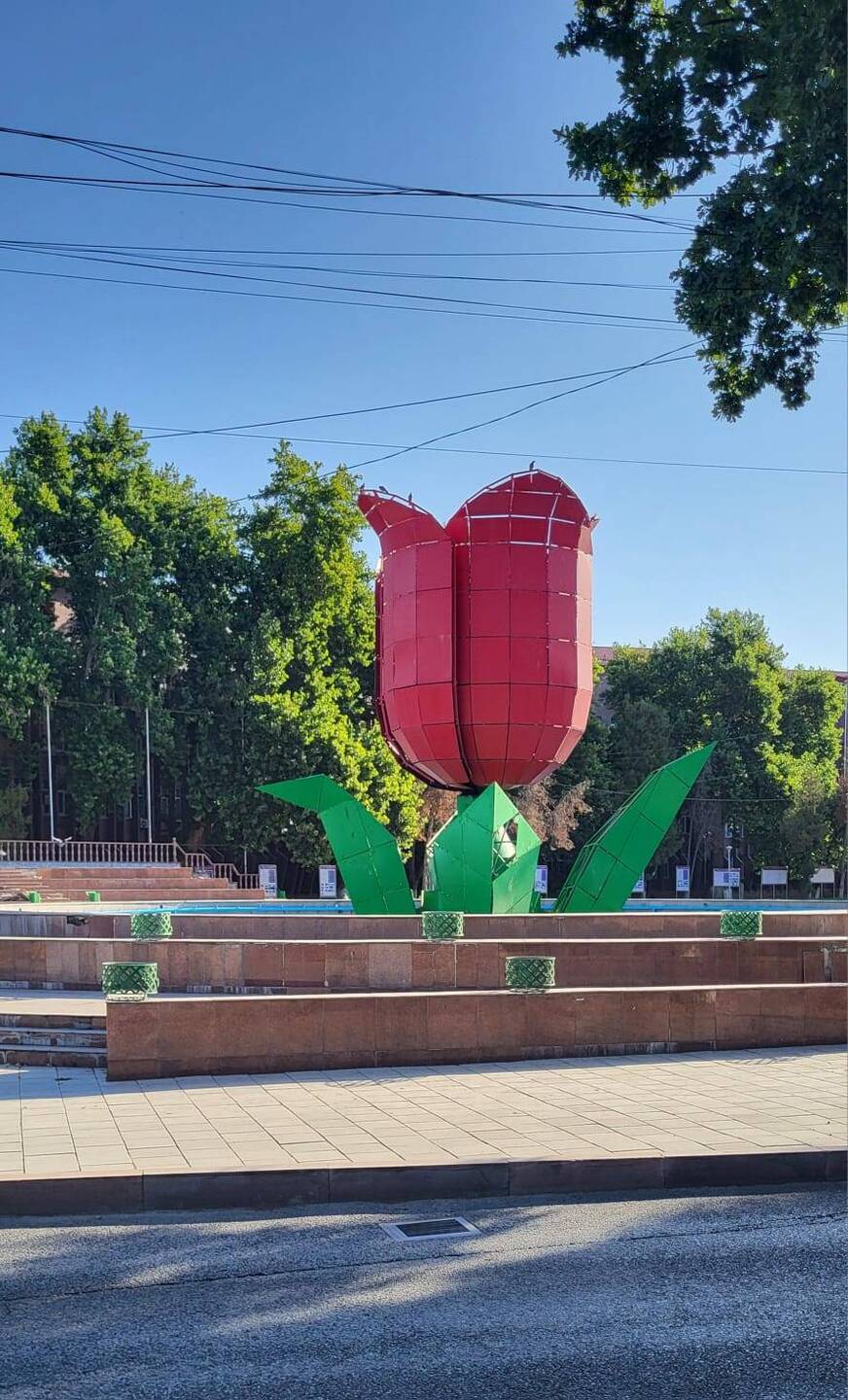 Brunnen-Deko in Shymkent
