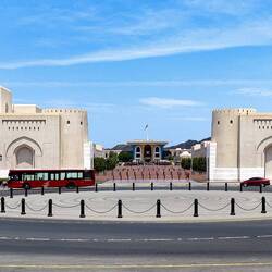 Government & Al Alam Palace Complex — Muscat, Oman.