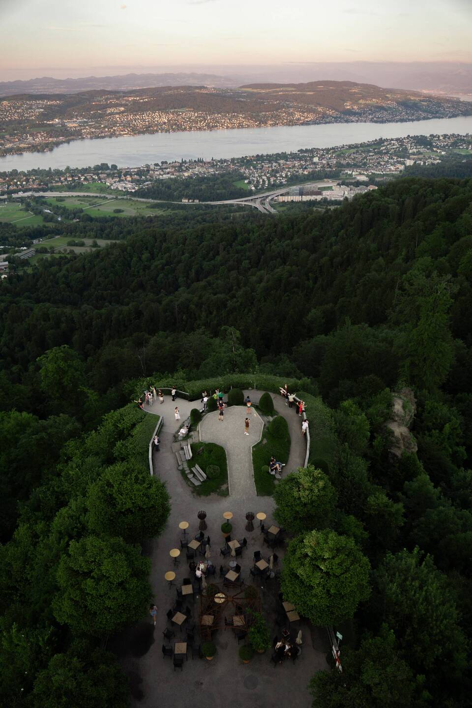 From the tower