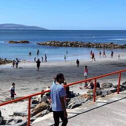 Blackrock Beach, beautiful day, cold cold water, but you work with what you have!