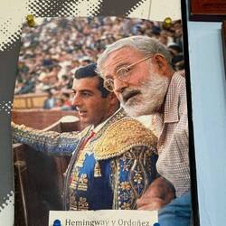 We visited a seafood restaurant that was a favorite of Hemingway (who wrote Sun Also Rises here).