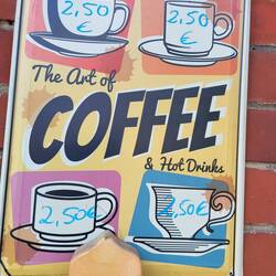 Ich entscheide mich erstmal für ein Getränk.