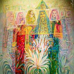 National Museum ... Untitled painting by Anwar Sonya — Muscat, Oman