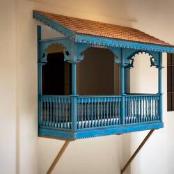 Full scale reproduction of Hajj Mal Allah Muradani's house rochen ... a coastal architectural style.