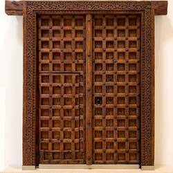 National Museum ... al-Bab as-Saghir ... a Muscat gate dated to the 13th century — Muscat, Oman.