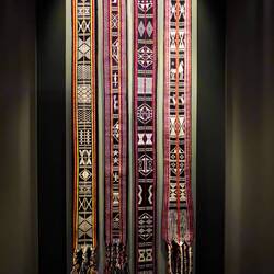 National Museum ... warp straps used for camels — Muscat, Oman.