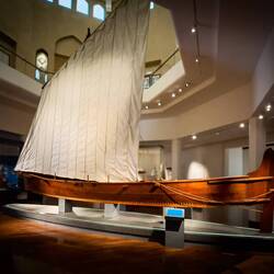 National Museum ... Badan Sayyad ... a vessel used by fishermen along the coast (19th century).