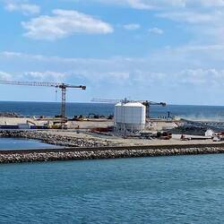 Baustelle für Fehmarnbelt Tunnel